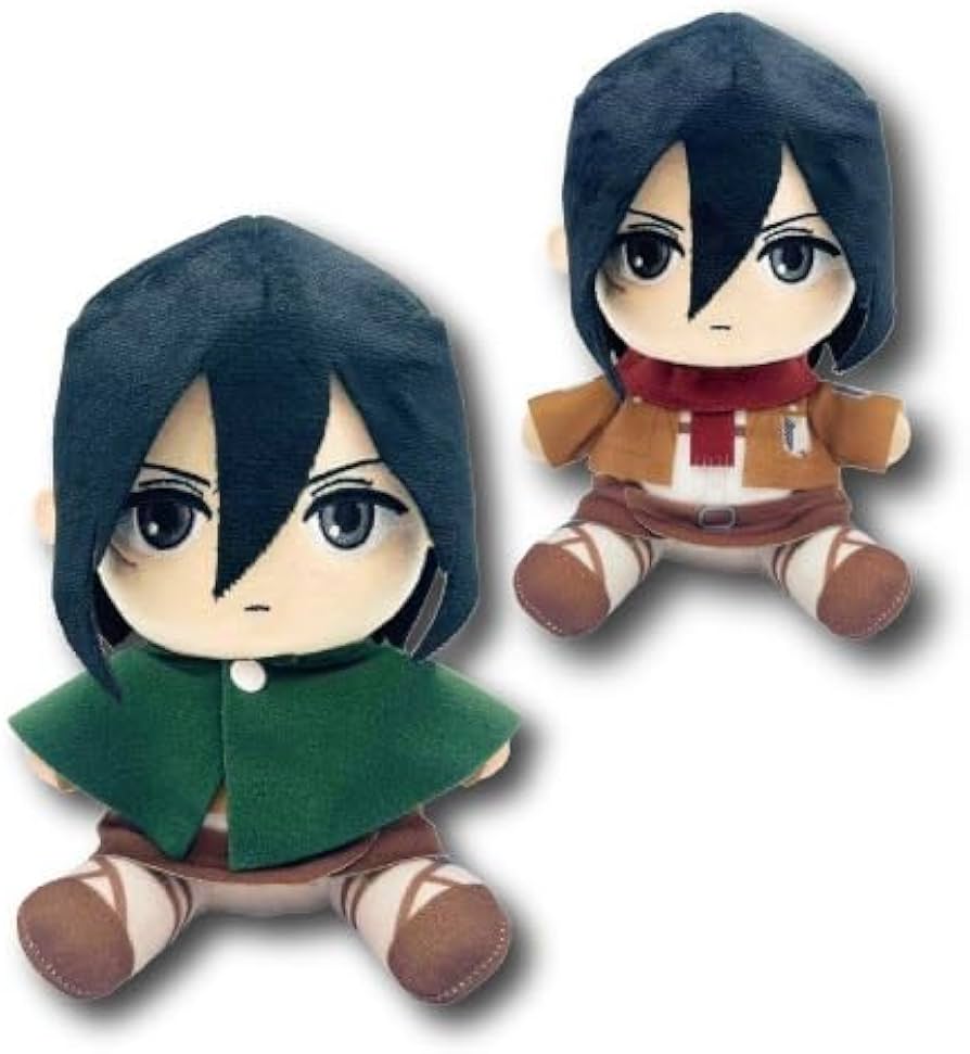 進撃の巨人 ミカサ Attack on Titan ぬいぐるみ Amazon.co.jp: 畑山商事 お座りぬいぐるみS 進撃の巨人 (ミカサ